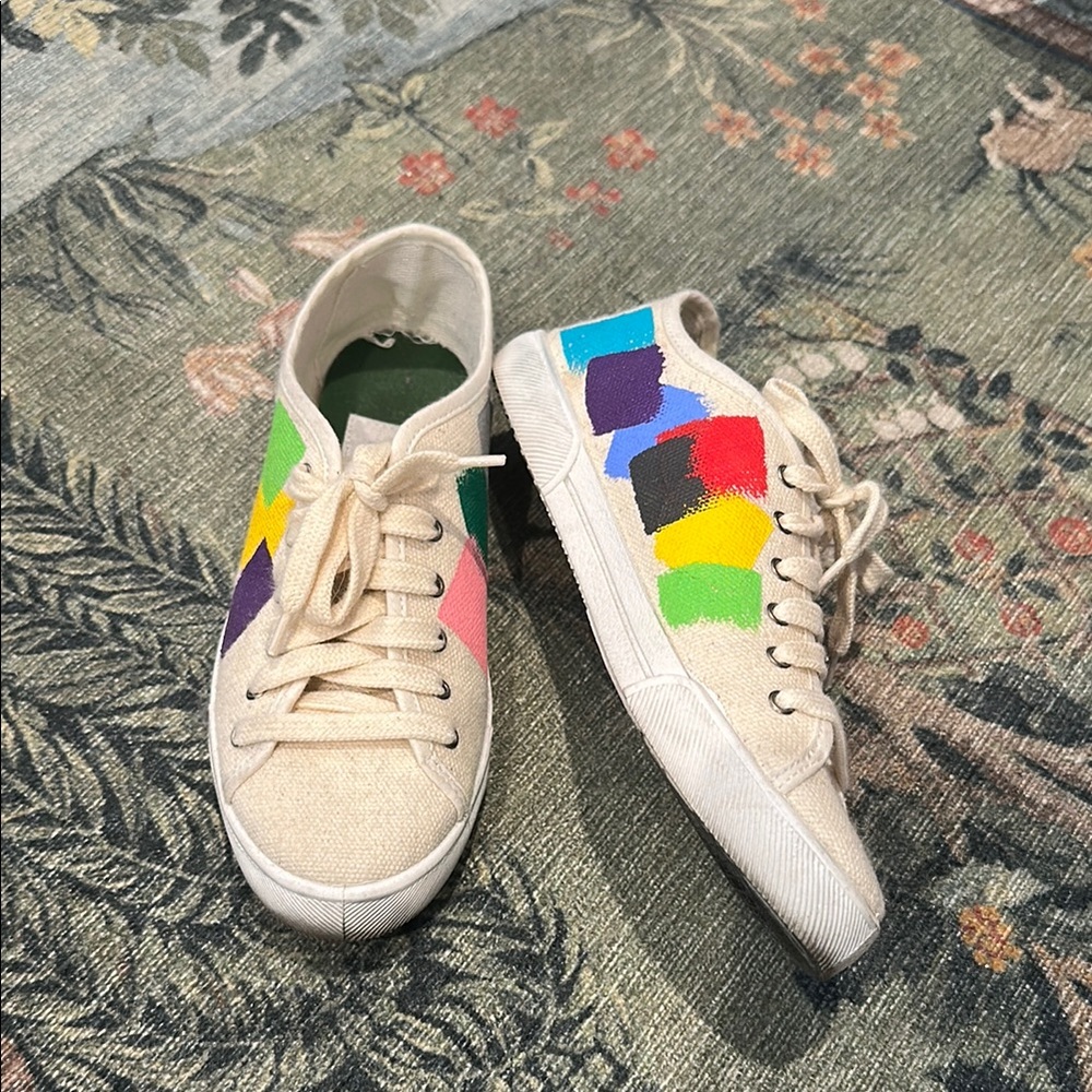 Itu Colorful colorblock Canvas Sneakers